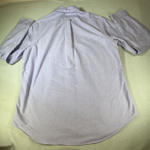 Polo Lauren Ralph  Mens Shirt  Large Light Purple Button Up Long Sleeve Preppy - Picture 2 of 7